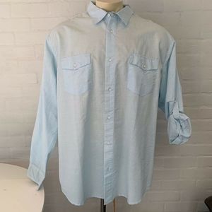 Pd&c Casual Button Down Men's Shirt 3X